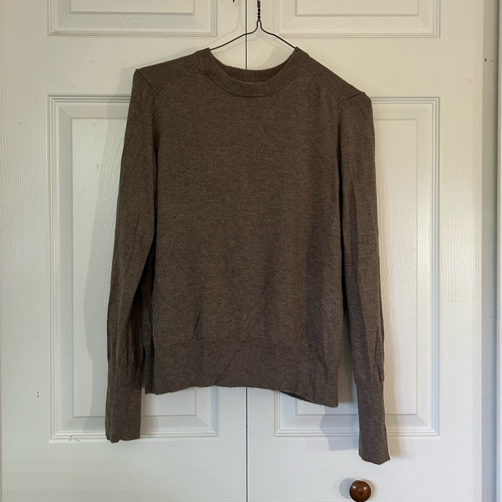 A New Day - Taupe Knit Long Sleeve